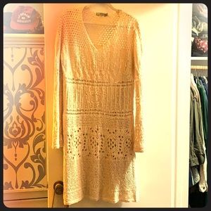 ASOS crochet bell sleeve dress